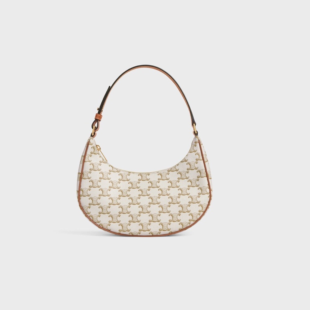 Celine White and Brown Women's Bag
